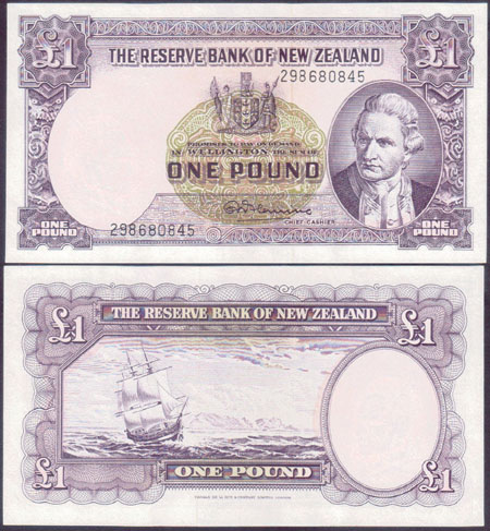 1967 New Zealand 1 Pound (Unc) L001697